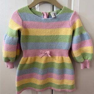 Janie and Jack Striped Sweater Dress